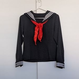 Japanese School Outfit with Tie and Skirt